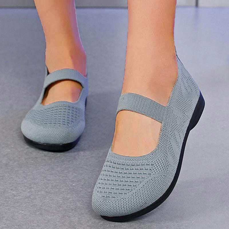 Trendy Fashion New Sneakers For Women Casual Flat Slip-On Shoes, Lightweight Soft Plus Size Ladies Vulcanize Sneakers
