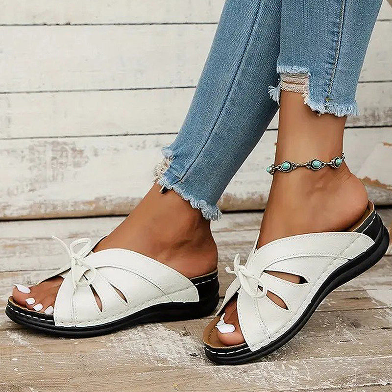 Stylish Summer Sandals Shoes For Women Open Toe NonSlip Wedge Footwear Lightweight  Comfortable Fem 4