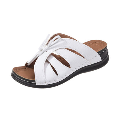 Stylish Summer Sandals Shoes For Women Open Toe NonSlip Wedge Footwear Lightweight  Comfortable Fem 6