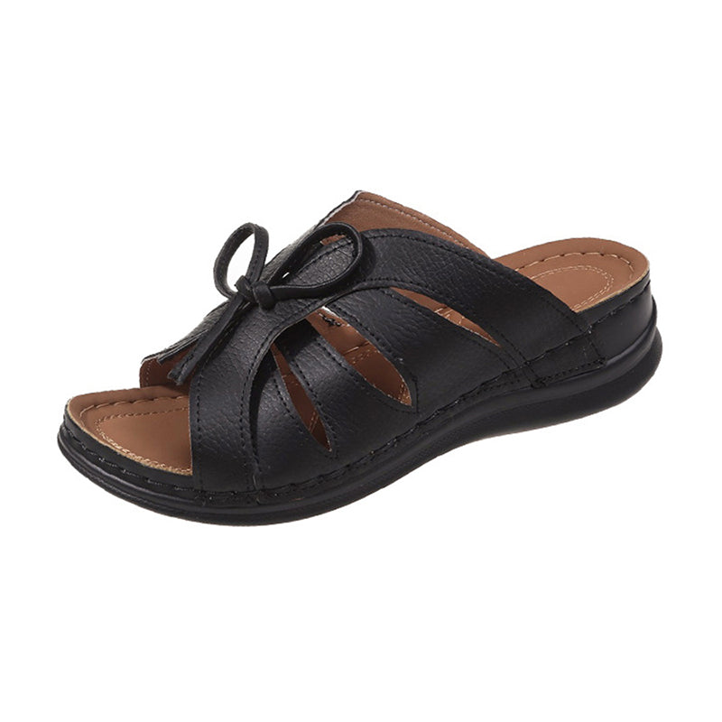 Stylish Summer Sandals Shoes For Women Open Toe NonSlip Wedge Footwear Lightweight  Comfortable Fem 8