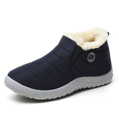 Warm  Cozy Boots Woman Snow New Women Shoes Slip On Ladies Shoes Plus Size Waterproof Ankle Boots F 5