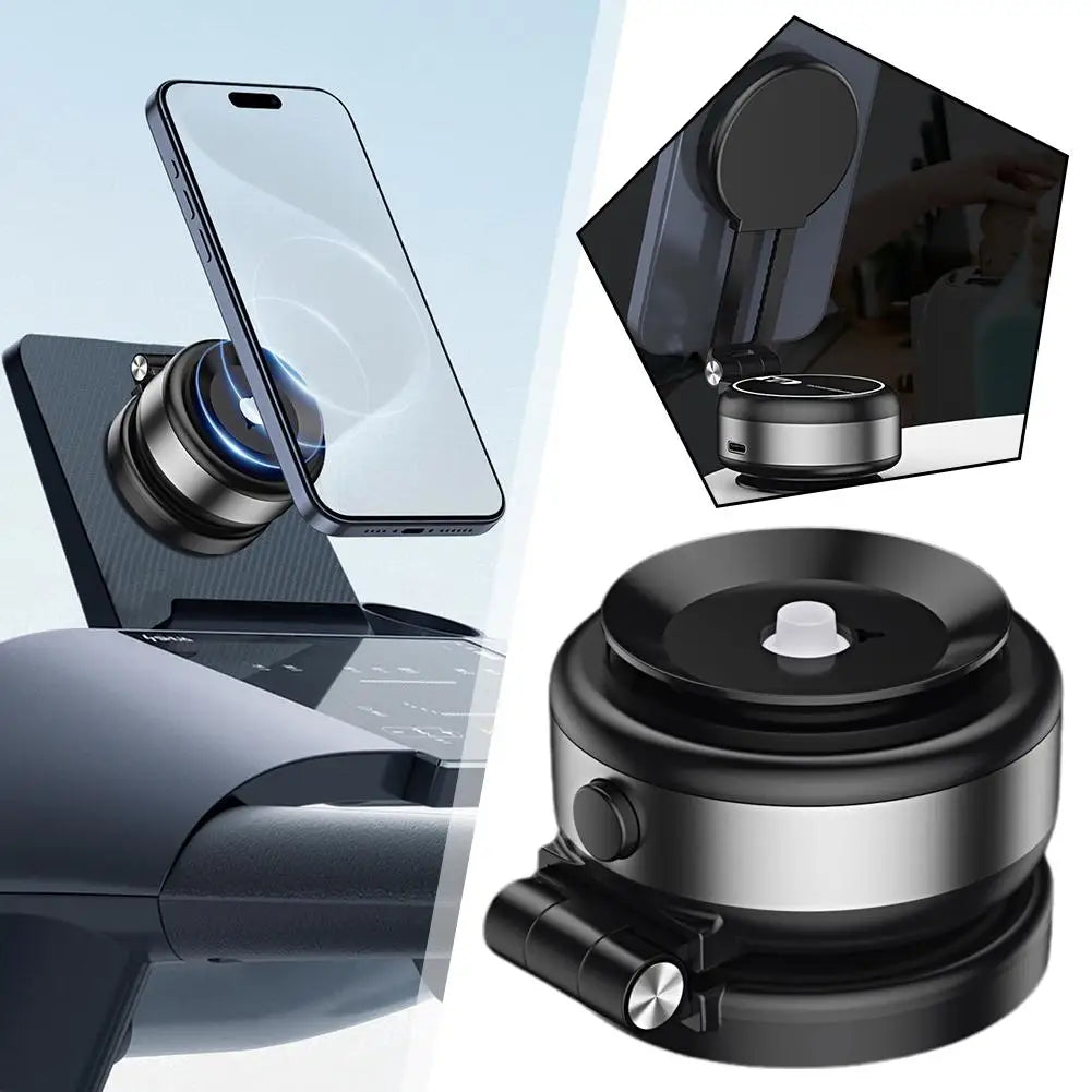 Vacuum Adsorption Car Phone Holder Accessories Auto Dual Suction Cup Bracket Holder Car Navigation  1