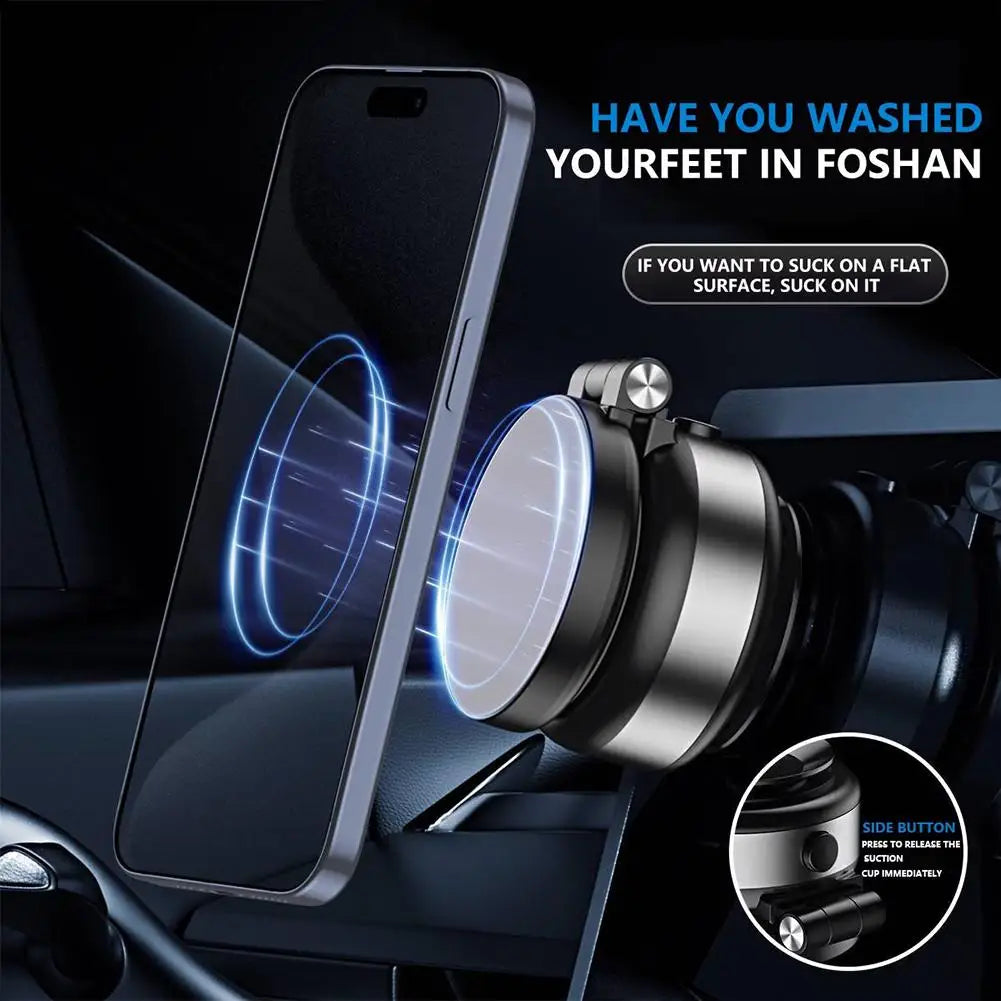 Vacuum Adsorption Car Phone Holder Accessories Auto Dual Suction Cup Bracket Holder Car Navigation  3