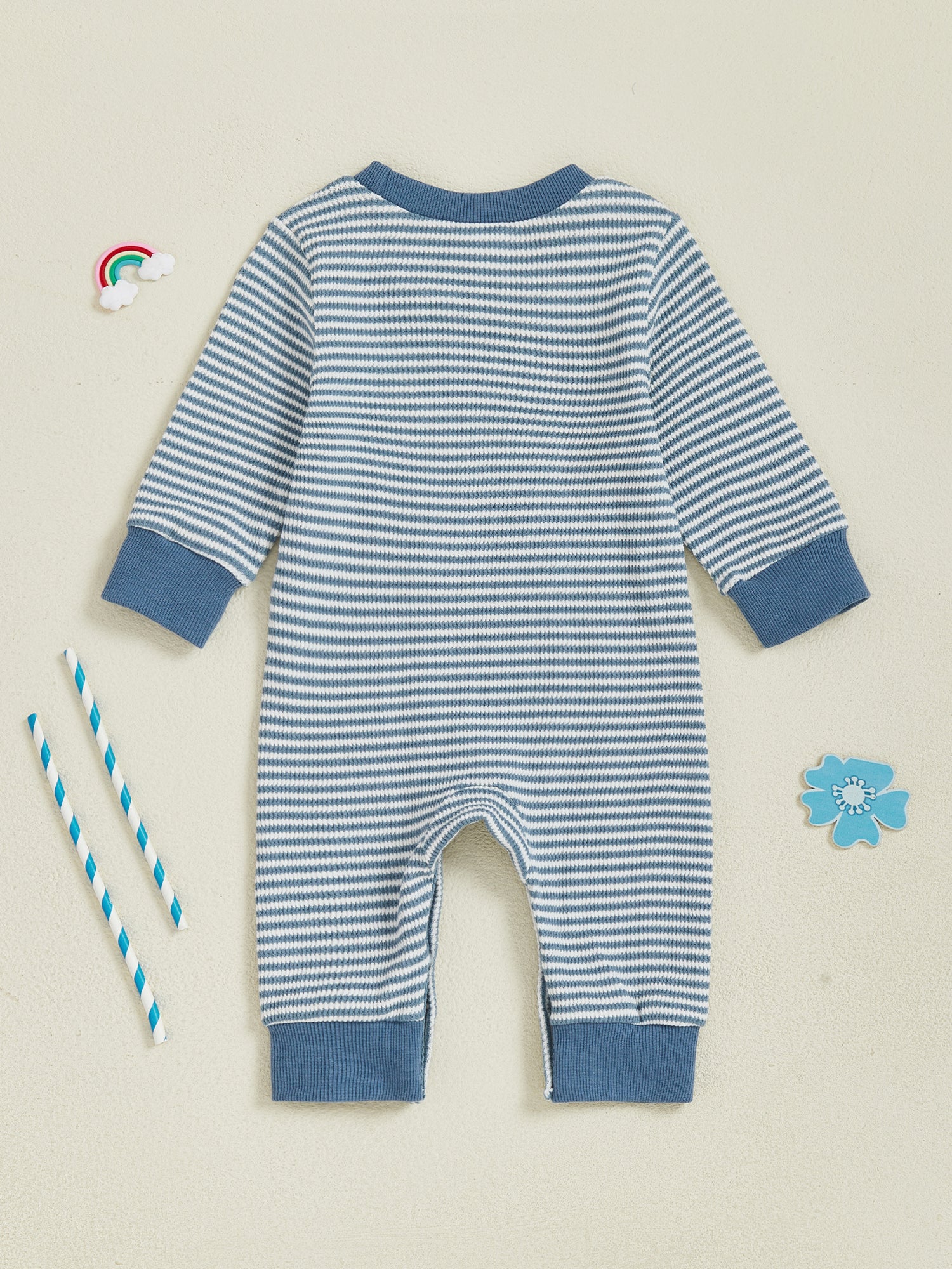 Infant Boys Hooded Sweaters, Rugby Logo Rompers, Striped Thermal Long Sleeve Autumn Play suits, Cozy Outfits