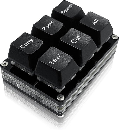 One Handed OSU Keypad 6 Keys Copy Paste Search Save Cut Keyboard Programmable Mechanical Shortcut M 5