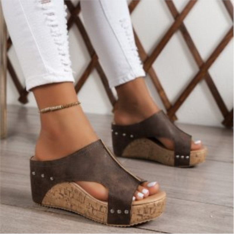Stylish Womens Wedge Sandals Soft Summer Shoes For Women Fashionable Outdoor Ladies Footwear For Al 12