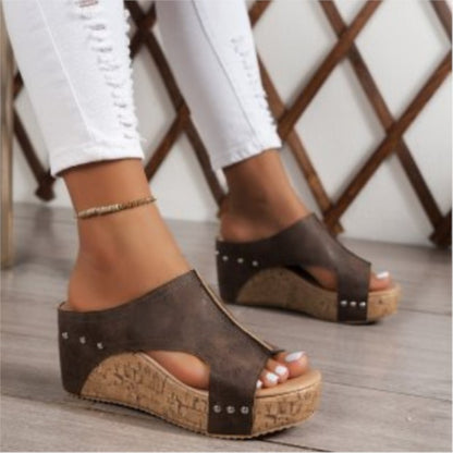 Stylish Womens Wedge Sandals Soft Summer Shoes For Women Fashionable Outdoor Ladies Footwear For Al 12