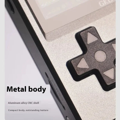 GKD Pixel 2 Retro Handheld Game Console, 2.4 Inch IPS, PSP PSone 64GB CNC Metal Portable Gaming