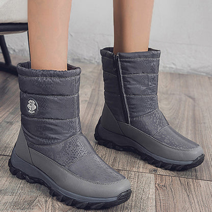 Comfortable Casual Winter Shoes Women Boots Snow Plus Size Warm Ladies Zipper Boots For Cold Weathe 1