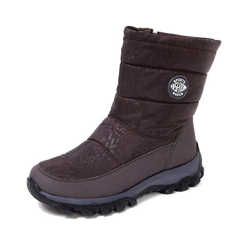 Comfortable Casual Winter Shoes Women Boots Snow Plus Size Warm Ladies Zipper Boots For Cold Weathe 5