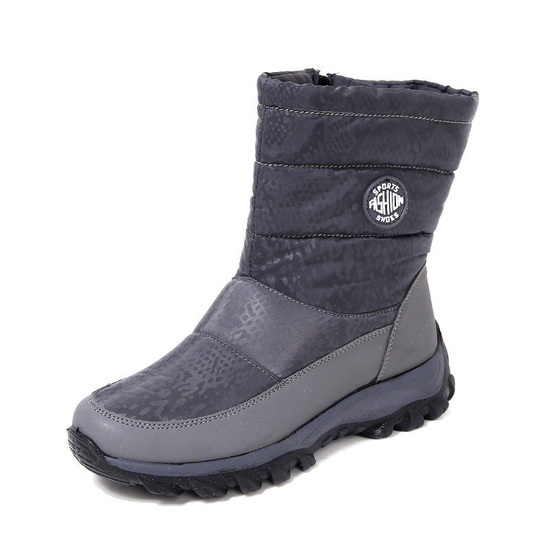 Comfortable Casual Winter Shoes Women Boots Snow Plus Size Warm Ladies Zipper Boots For Cold Weathe 6