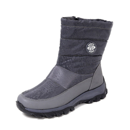 Comfortable Casual Winter Shoes Women Boots Snow Plus Size Warm Ladies Zipper Boots For Cold Weathe 6