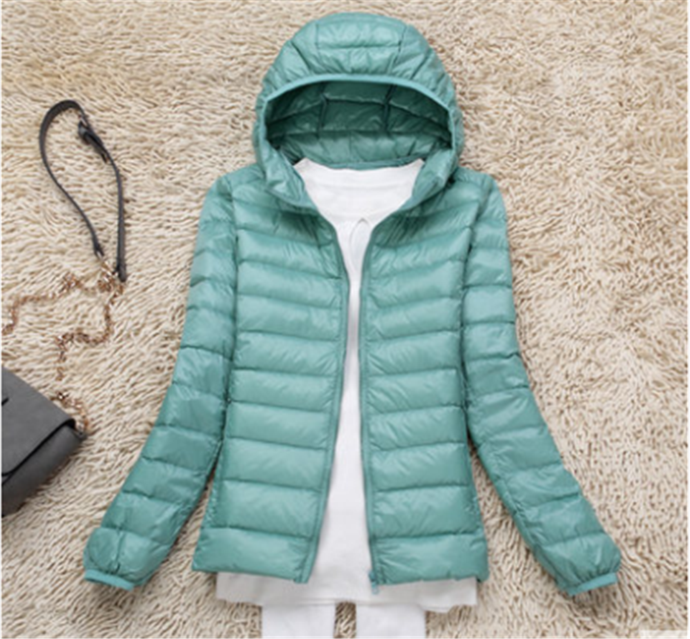Women Puffer Jacket Ultra Lightweight Packable Hooded Down Coat New Spring Autumn 2025 3