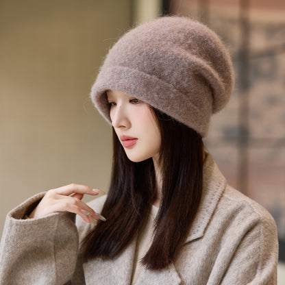 Leisure Warm Elastic Beanie 1pc Women Winter Knit Hat Multifunctional Skull Cap For Ski And Valenti 4