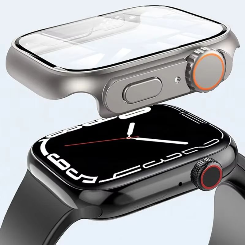 Protective Case And Silicone Strap For Apple Watch  Shockproof Band With Ultra Design Upgrade 2