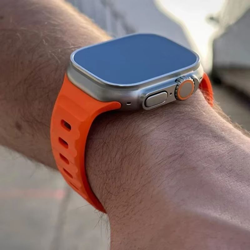 Protective Case And Silicone Strap For Apple Watch  Shockproof Band With Ultra Design Upgrade 3