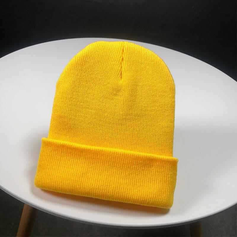 Beanies Knitted Solid Cute Hat Winter Hats For Women Men Girls Autumn Female Beanie Caps Warm Bonne 3