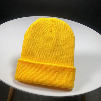 Beanies Knitted Solid Cute Hat Winter Hats For Women Men Girls Autumn Female Beanie Caps Warm Bonne 3