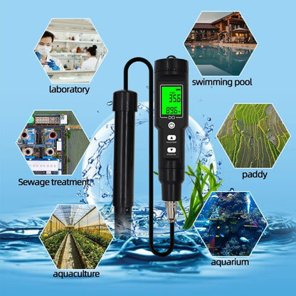 Digital Dissolved Oxygen Meter for Water Quality Testing
