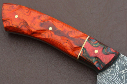 Custom Damascus Steel Kitchen Knife  12 Inch Handmade Chef Knife 1