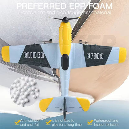 BF109 RC Airplane 24G EPP Foam Glider  Durable RadioControlled Plane For Kids  Hobbyists 2