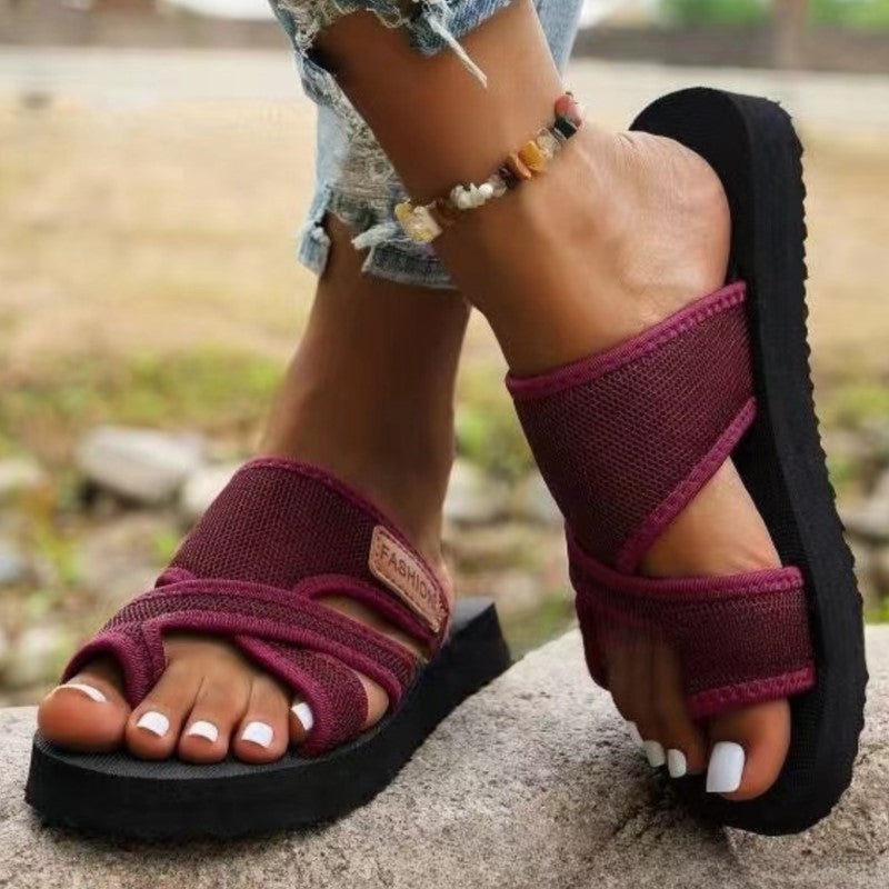 Comfortable Soft Shoes For Women Trendy Outdoor Beach Walking Sandals SlipOn Female Footwear For Su 1