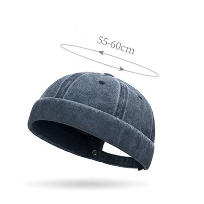 Brimless Fashion Hip Hop Beanie, Street Style Hat, Men Skullcap, Women Docker Fisherman Beanie, Spring Melon Cap