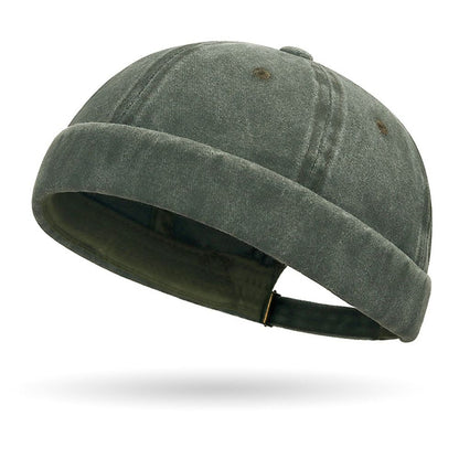Brimless Fashion Hip Hop Beanie, Street Style Hat, Men Skullcap, Women Docker Fisherman Beanie, Spring Melon Cap