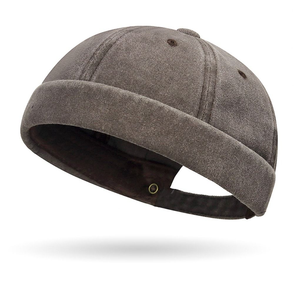 Brimless Fashion Hip Hop Beanie, Street Style Hat, Men Skullcap, Women Docker Fisherman Beanie, Spring Melon Cap