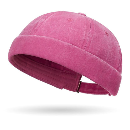 Brimless Fashion Hip Hop Beanie, Street Style Hat, Men Skullcap, Women Docker Fisherman Beanie, Spring Melon Cap