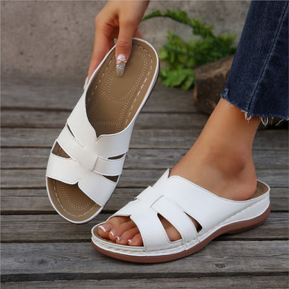 Womens Summer Comfortable Sandals Fashion Slides  Wedge Sandals For Ladies Lightweight Beach Footwe 6