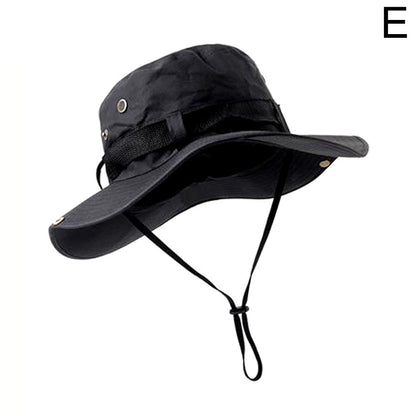 Wide Brim Sun Hat UV Protection Breathable Bucket Cap For Hiking Camping Fishing Outdoor Sun Protec 9