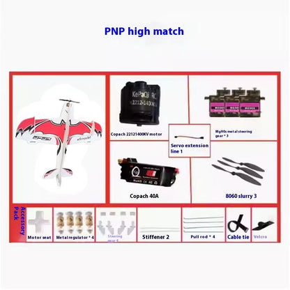 3D Mercury FixedWing Aerobatic RC Airplane Kit  HighPerformance DIY Remote Control Plane For Precis 9