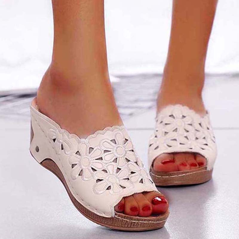 Summer Fashion Women Shoes Sandals Comfortable Wedge Shoes For Women SlipOn Casual Party Female Foo 2