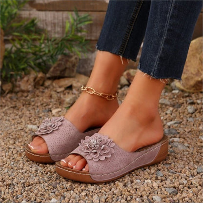 Trendy Woman Sandals Shoes For Summer Parties SlipOn Wedge Platform Ladies Shoes  Female Slippers 6