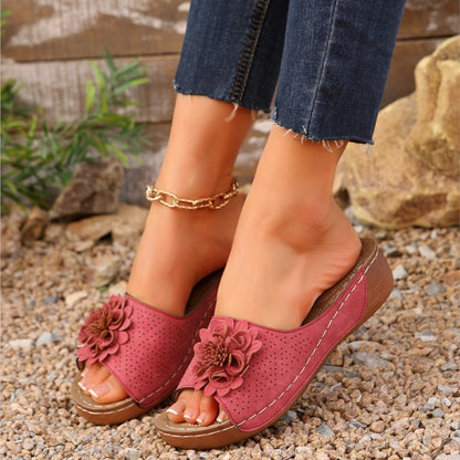 Trendy Woman Sandals Shoes For Summer Parties SlipOn Wedge Platform Ladies Shoes  Female Slippers 5