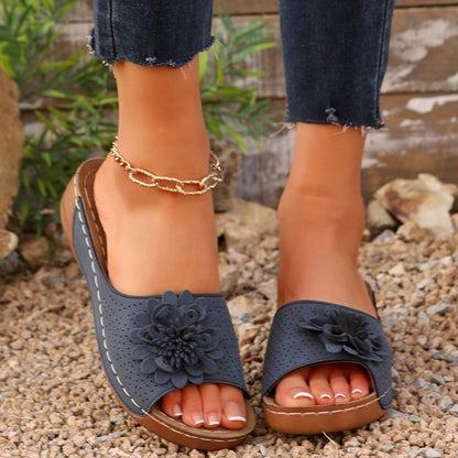 Trendy Woman Sandals Shoes For Summer Parties SlipOn Wedge Platform Ladies Shoes  Female Slippers 8