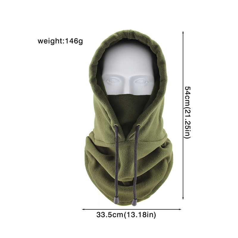Windproof Full Face Ski Mask Caps Polar Fleece Mens Balaclava Winter Hat Beanies Warmer Bonnets For 3