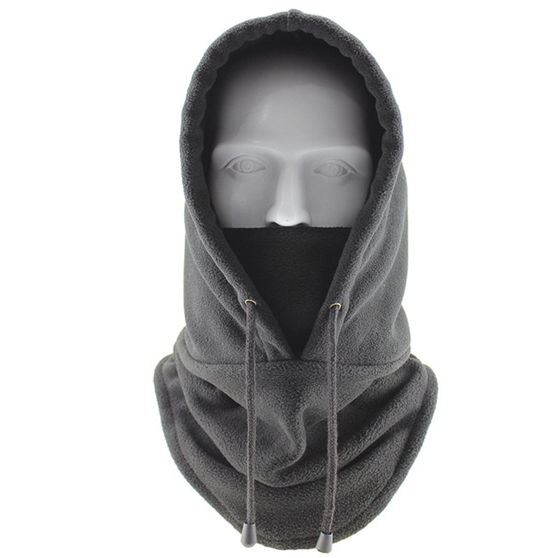 Windproof Full Face Ski Mask Caps Polar Fleece Mens Balaclava Winter Hat Beanies Warmer Bonnets For 5