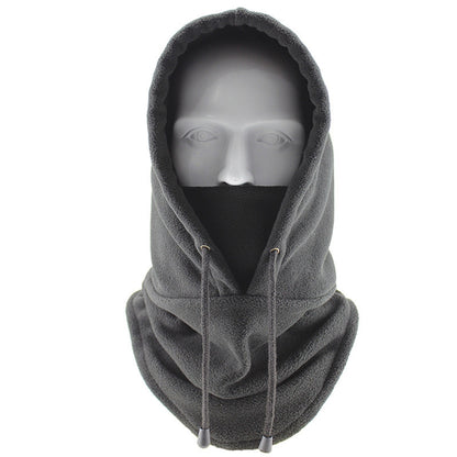 Windproof Full Face Ski Mask Caps Polar Fleece Mens Balaclava Winter Hat Beanies Warmer Bonnets For 5
