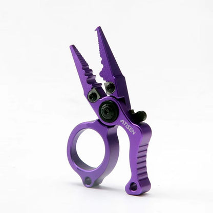 Booms Fishing X1 Aluminum Fishing Pliers  SaltwaterResistant Multitool With Hook Remover And Braide 8