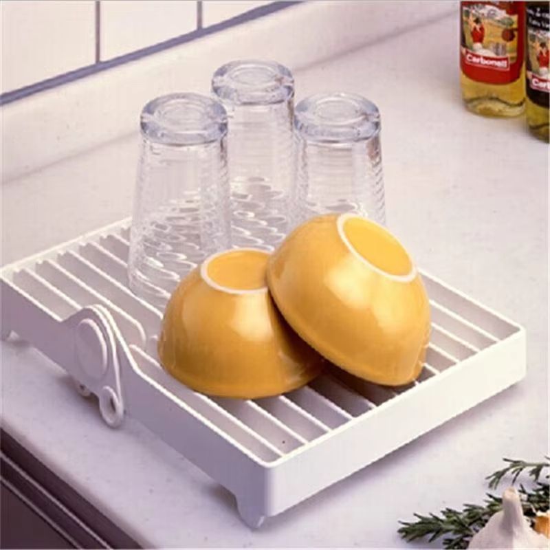 Creative Dish Drying Rack With Drain Tray  Multifunctional Tableware And Cup Storage Organizer For  3