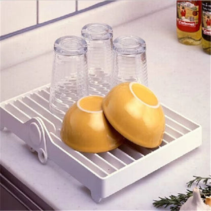 Creative Dish Drying Rack With Drain Tray  Multifunctional Tableware And Cup Storage Organizer For  3
