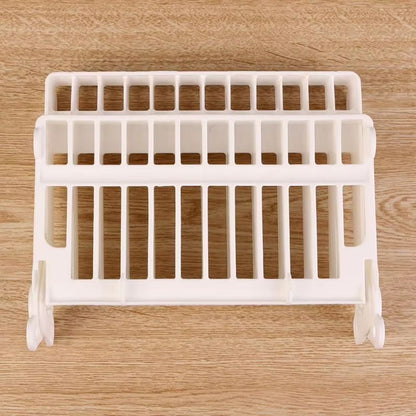 Creative Dish Drying Rack With Drain Tray  Multifunctional Tableware And Cup Storage Organizer For  4