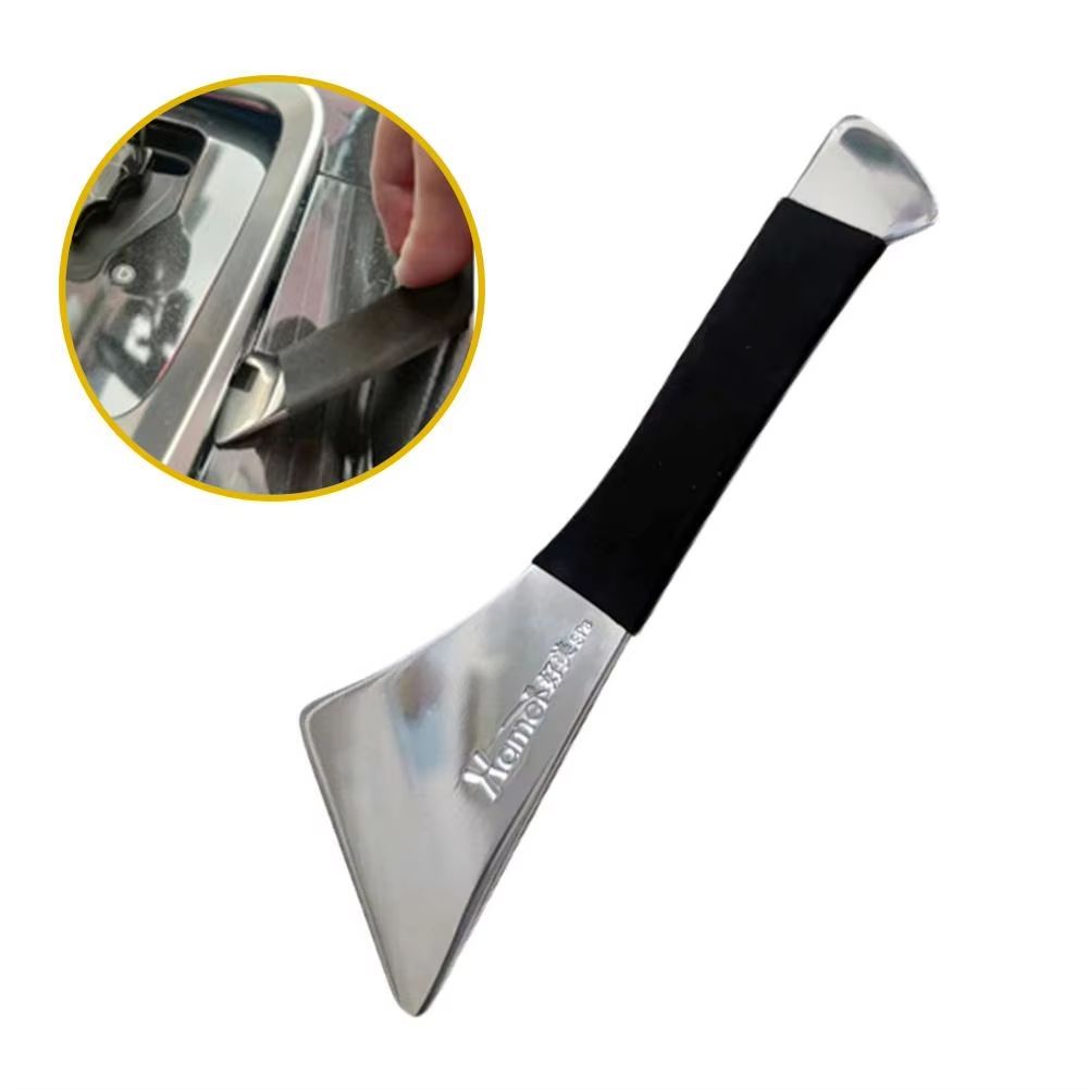 Premium Stainless Steel Car Trim Removal Tool Set  HeavyDuty Metal Crowbar For Audio Door And Conso 3