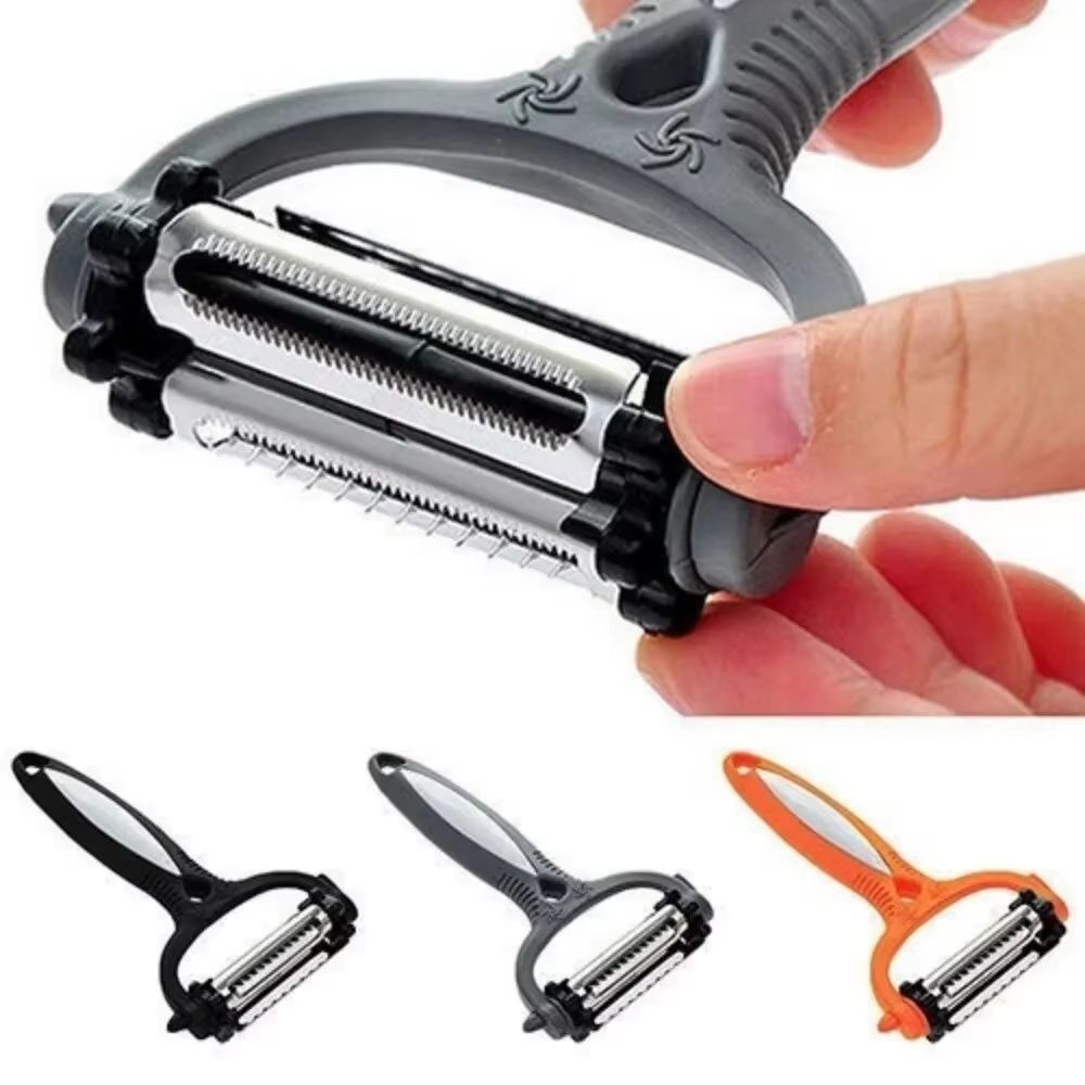 3in1 Multifunctional Rotary Peeler  360 Swivel Vegetable  Fruit Peeler Cutter And Slicer 4