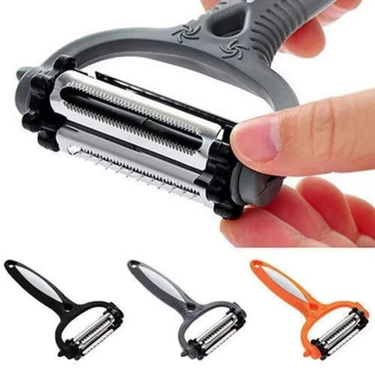 3in1 Multifunctional Rotary Peeler  360 Swivel Vegetable  Fruit Peeler Cutter And Slicer 4