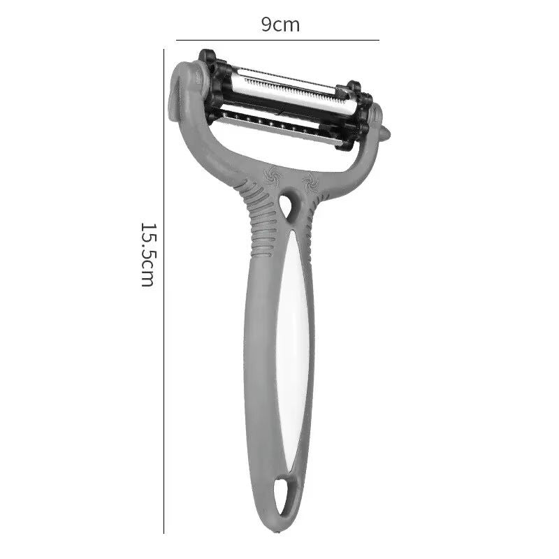 3in1 Multifunctional Rotary Peeler  360 Swivel Vegetable  Fruit Peeler Cutter And Slicer 8
