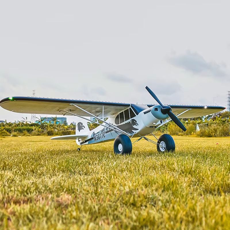 FMS PA18 1300mm RC Airplane  13m Piper Super Cub Electric Trainer Plane For Beginners  Outdoor Flig 4