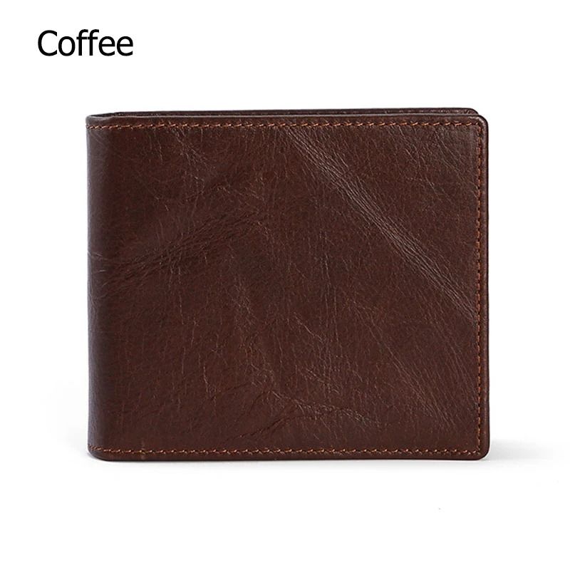 Vintage Oil Wax Leather Wallet With RFID Blocking 9